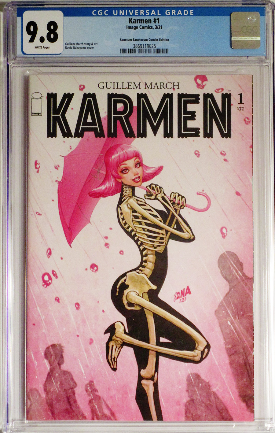 Karmen #1 Cover D CGC 9.8 Sanctum Sanctorum Comics Edition