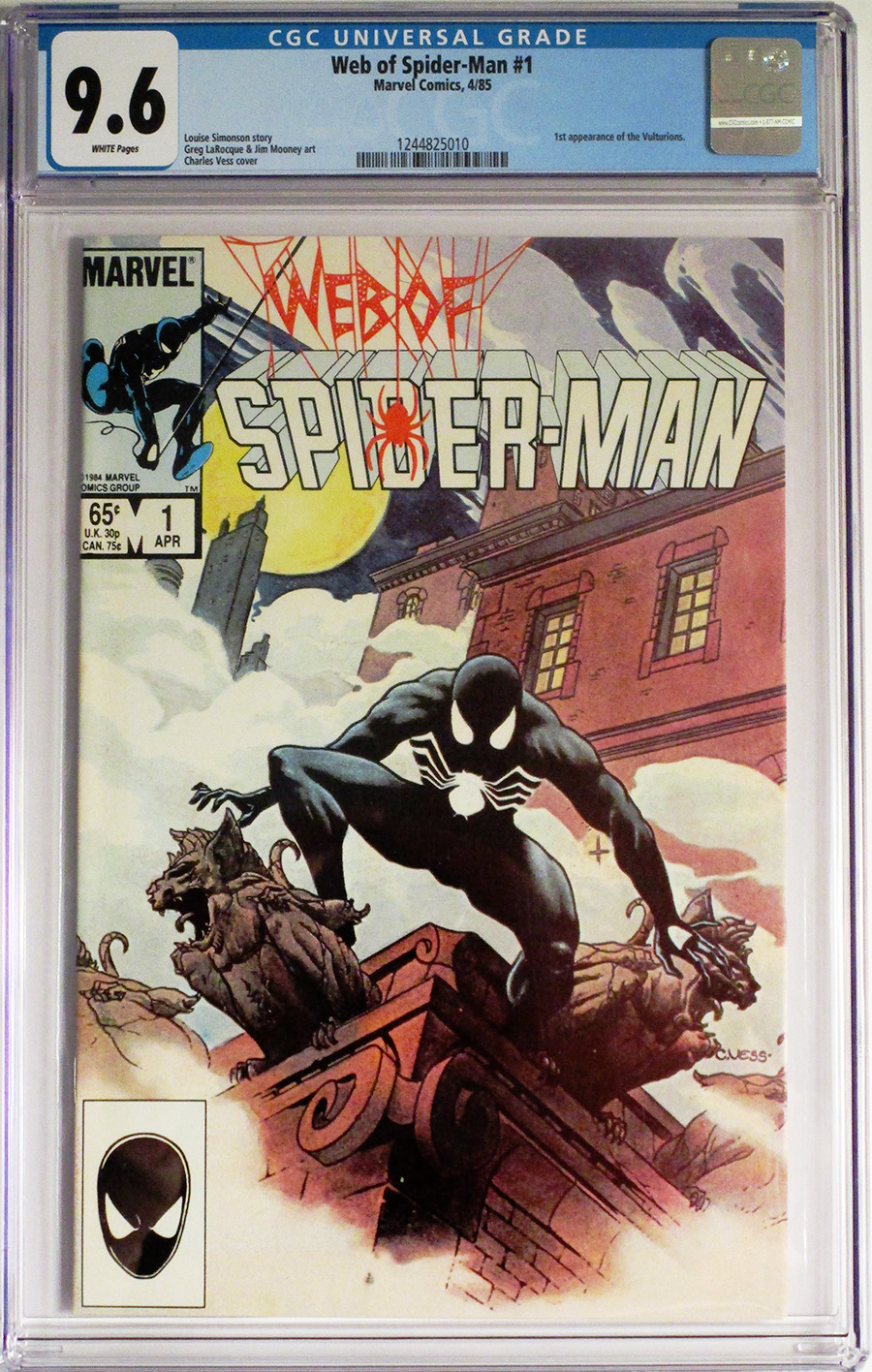 Web Of Spider-Man #1 Cover D CGC 9.6