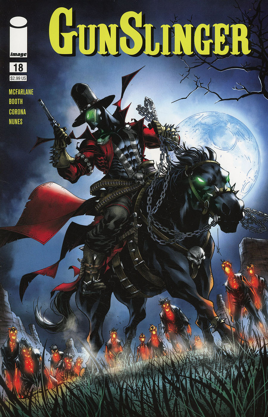 Gunslinger Spawn #18 Cover B Variant Kevin Keane Cover