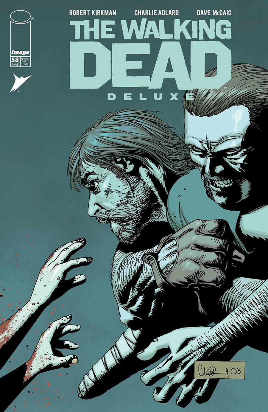 Walking Dead Deluxe #58 Cover B Variant Charlie Adlard & Dave McCaig Cover