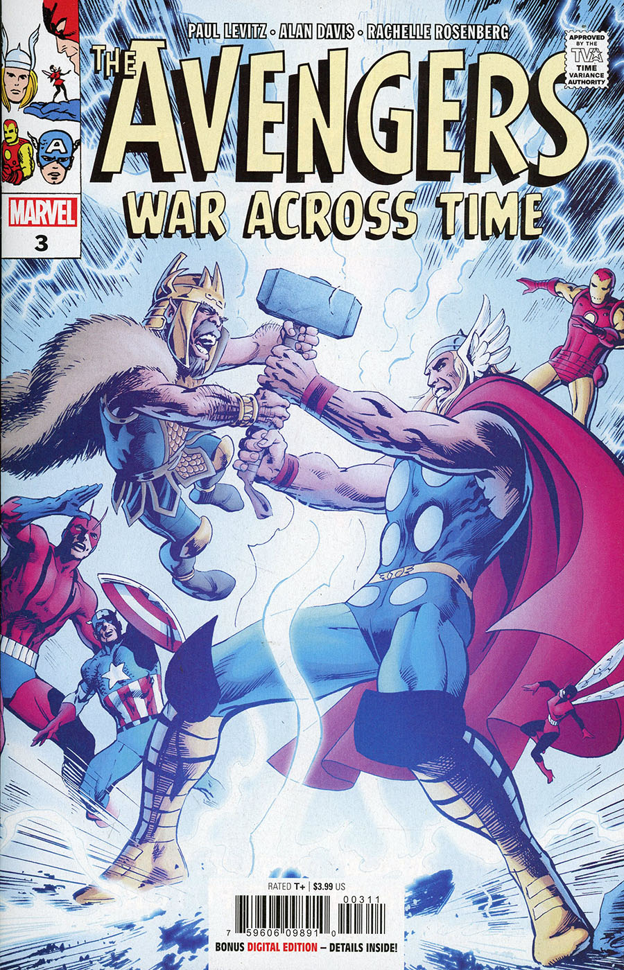 Avengers War Across Time #3 Cover A Regular Alan Davis Cover