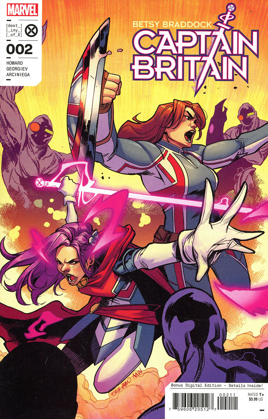 Betsy Braddock Captain Britain #2 Cover A Regular Erica Durso Cover