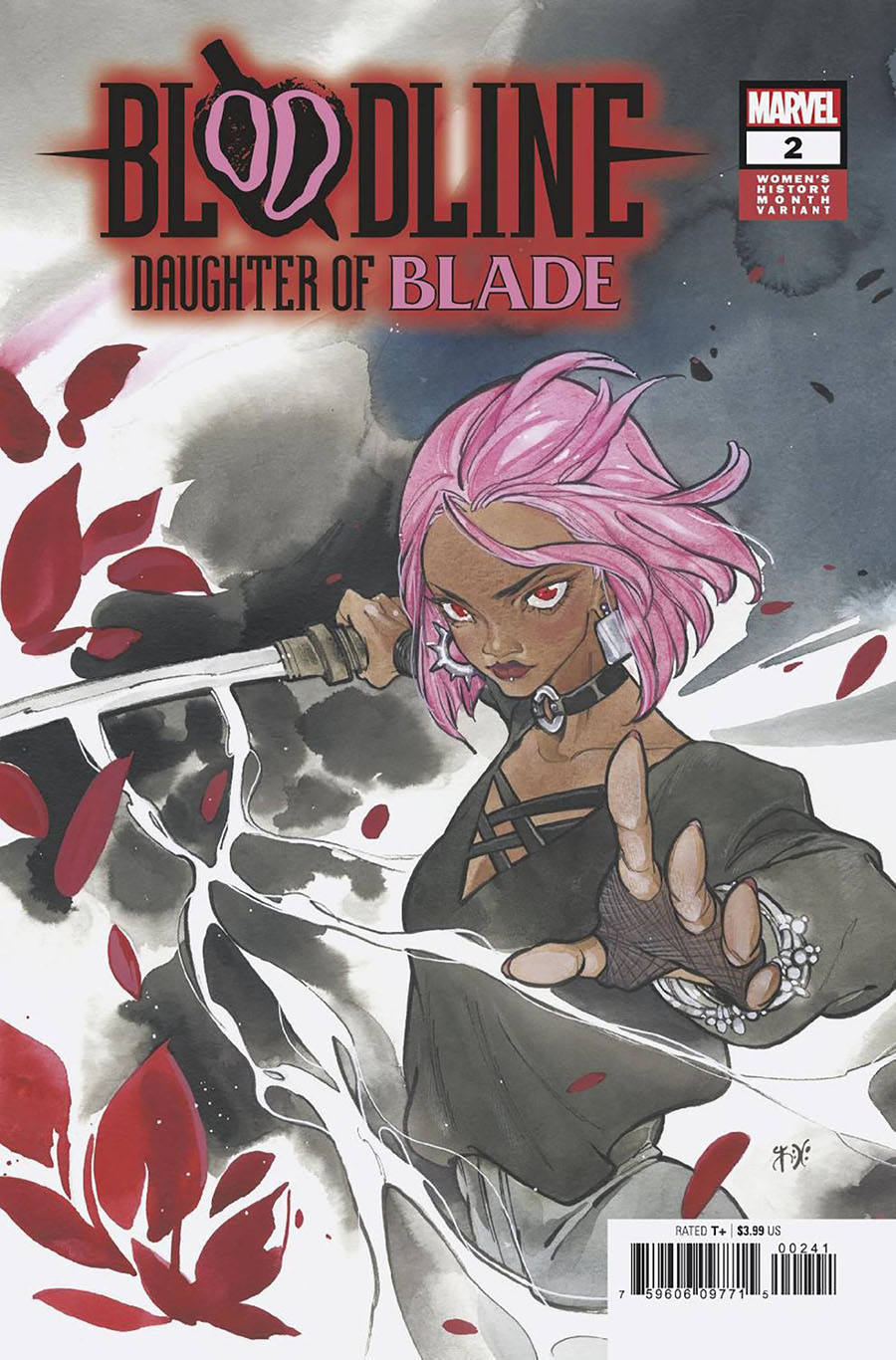 Bloodline Daughter Of Blade #2 Cover B Variant Peach Momoko Womens History Month Cover
