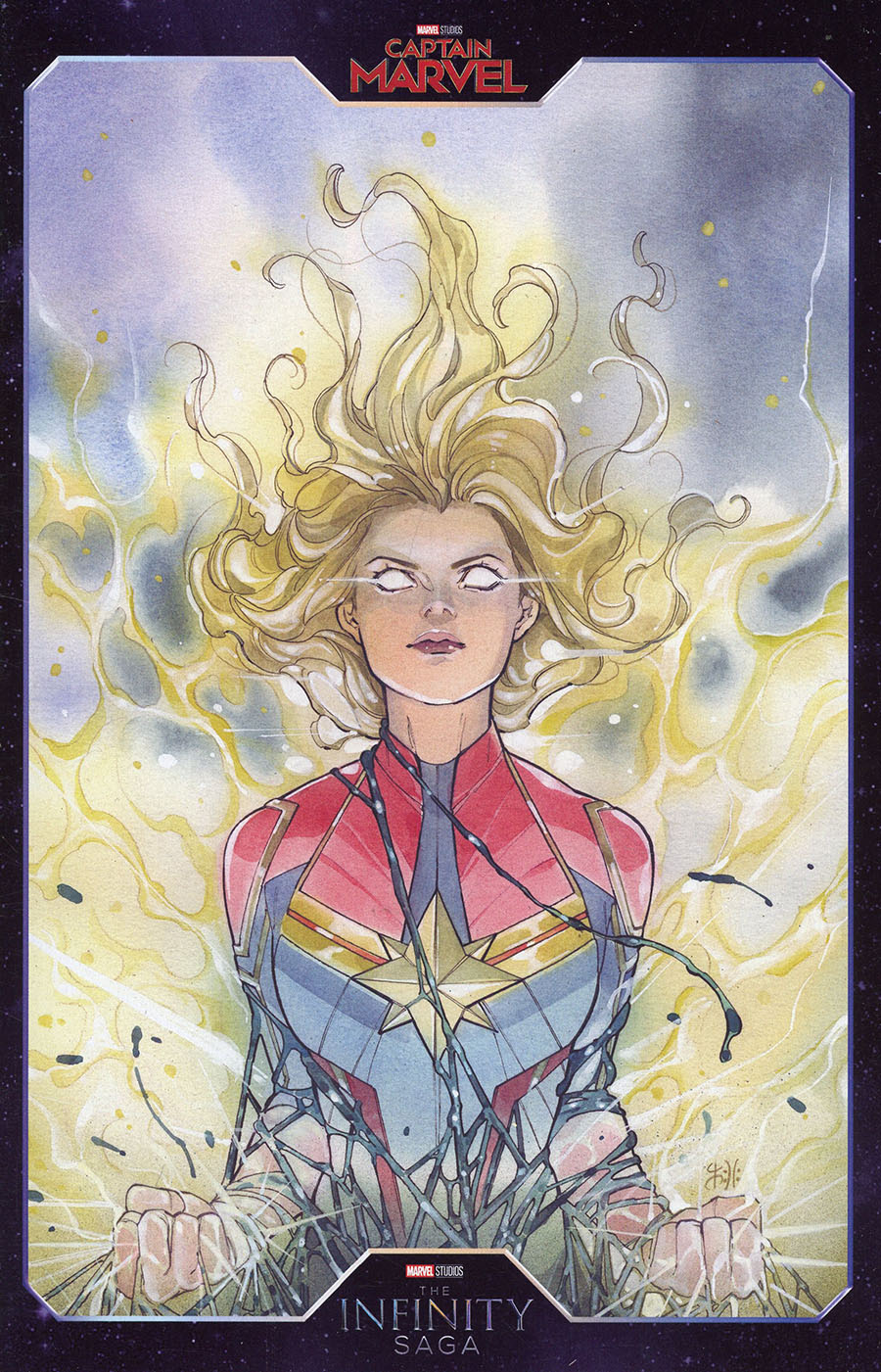 Captain Marvel Vol 9 #47 Cover D Variant Peach Momoko Infinity Saga Phase 3 Cover (Revenge Of The Brood Tie-In)