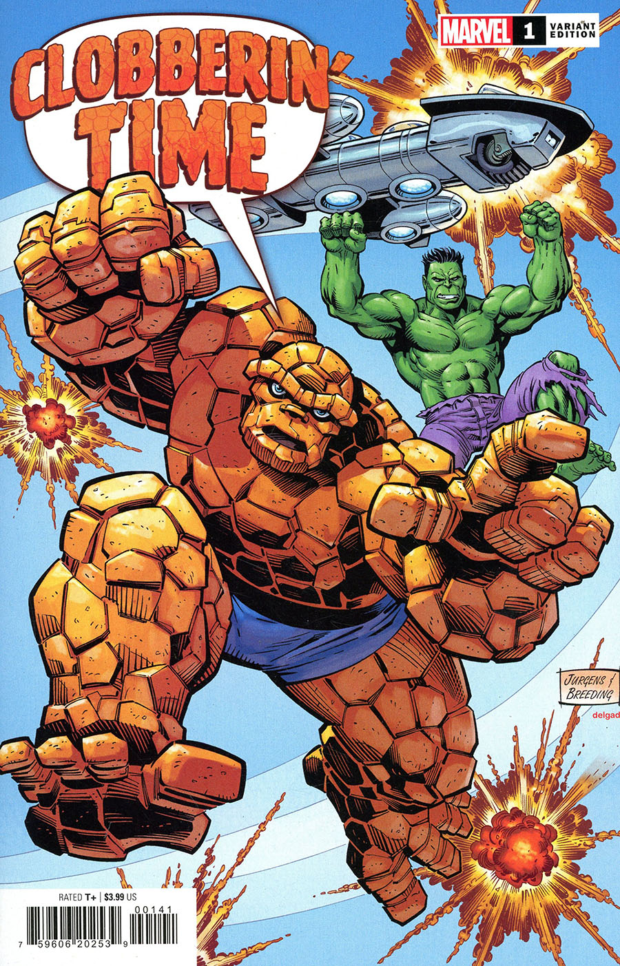 Clobberin Time #1 Cover C Variant Dan Jurgens Cover