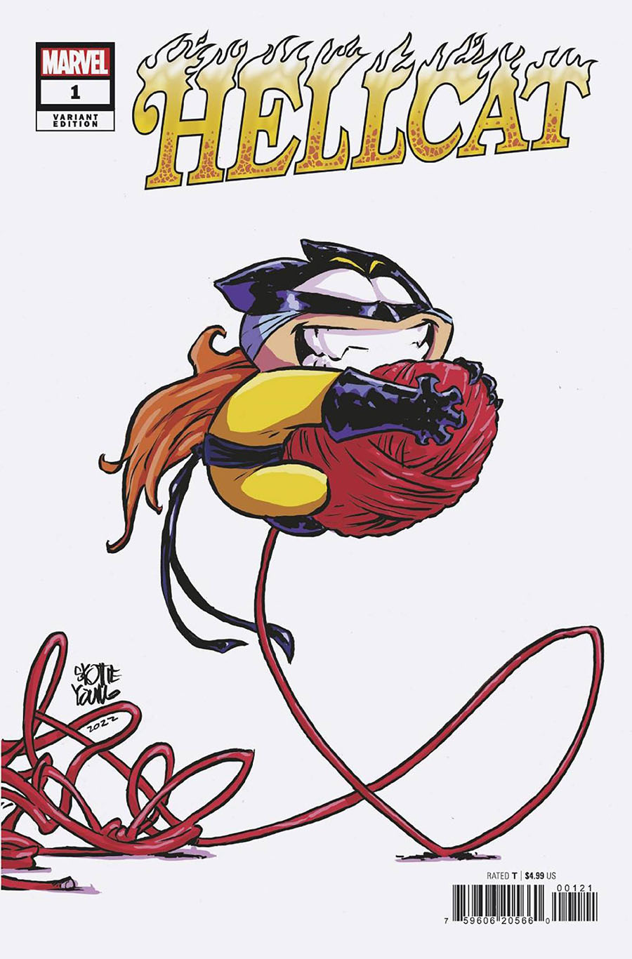 Hellcat Vol 2 #1 Cover B Variant Skottie Young Cover