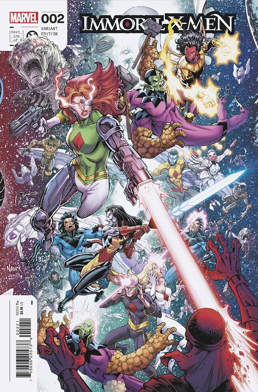 Immoral X-Men #2 Cover B Variant Todd Nauck Sins Of Sinister March Connecting Cover (Sins Of Sinister Tie-In)