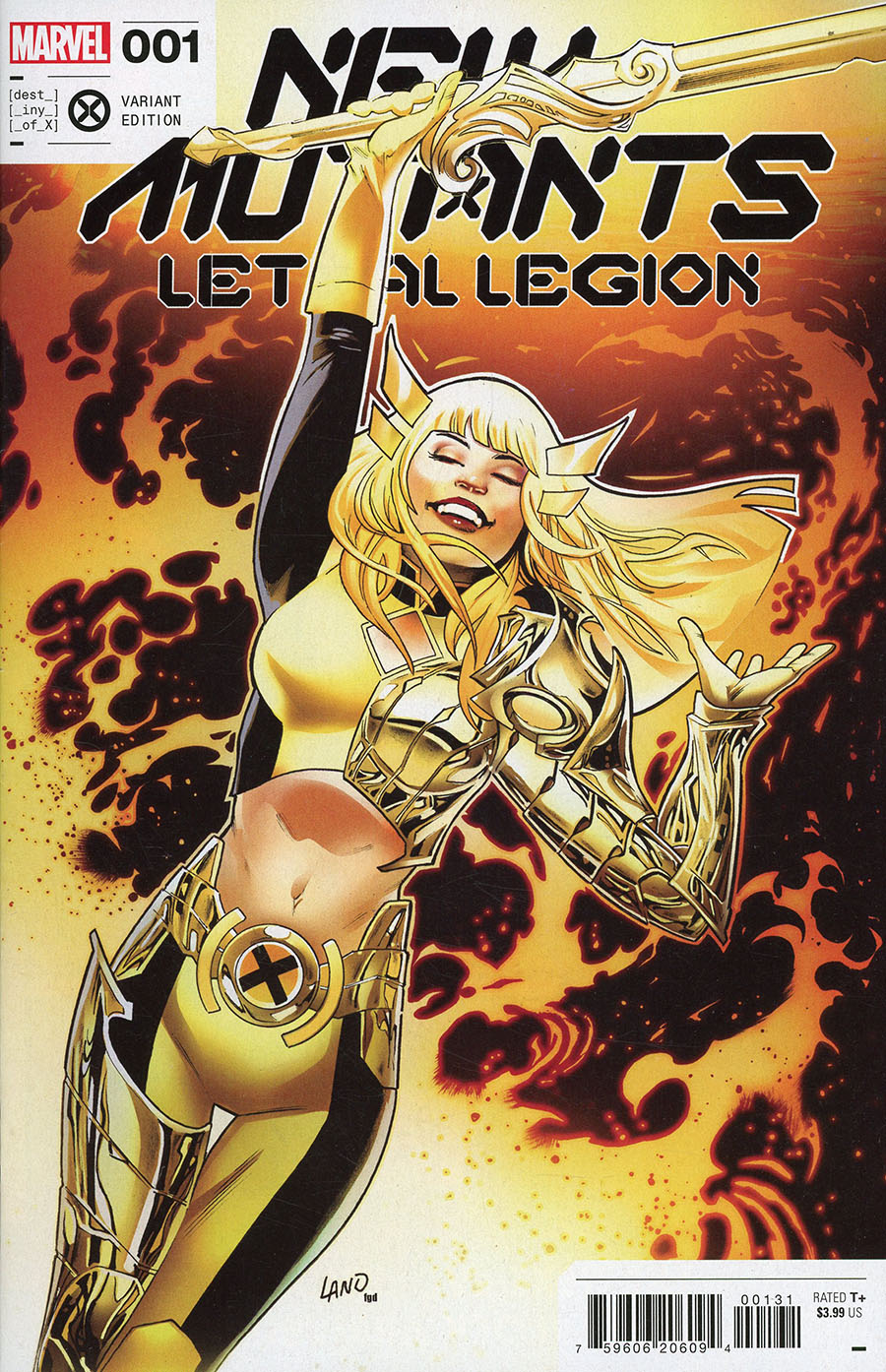 New Mutants Lethal Legion #1 Cover C Variant Greg Land Cover