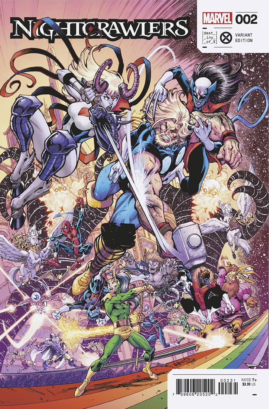 Nightcrawlers #2 Cover B Variant Todd Nauck Sins Of Sinister March Connecting Cover (Sins Of Sinister Tie-In)