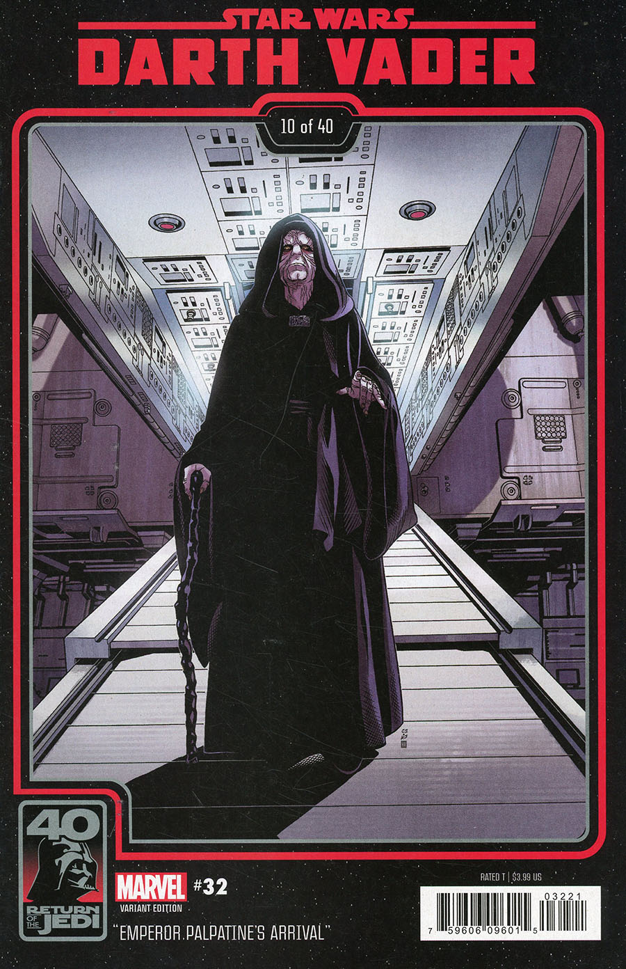 Star Wars Darth Vader #32 Cover B Variant Chris Sprouse Return Of The Jedi 40th Anniversary Cover