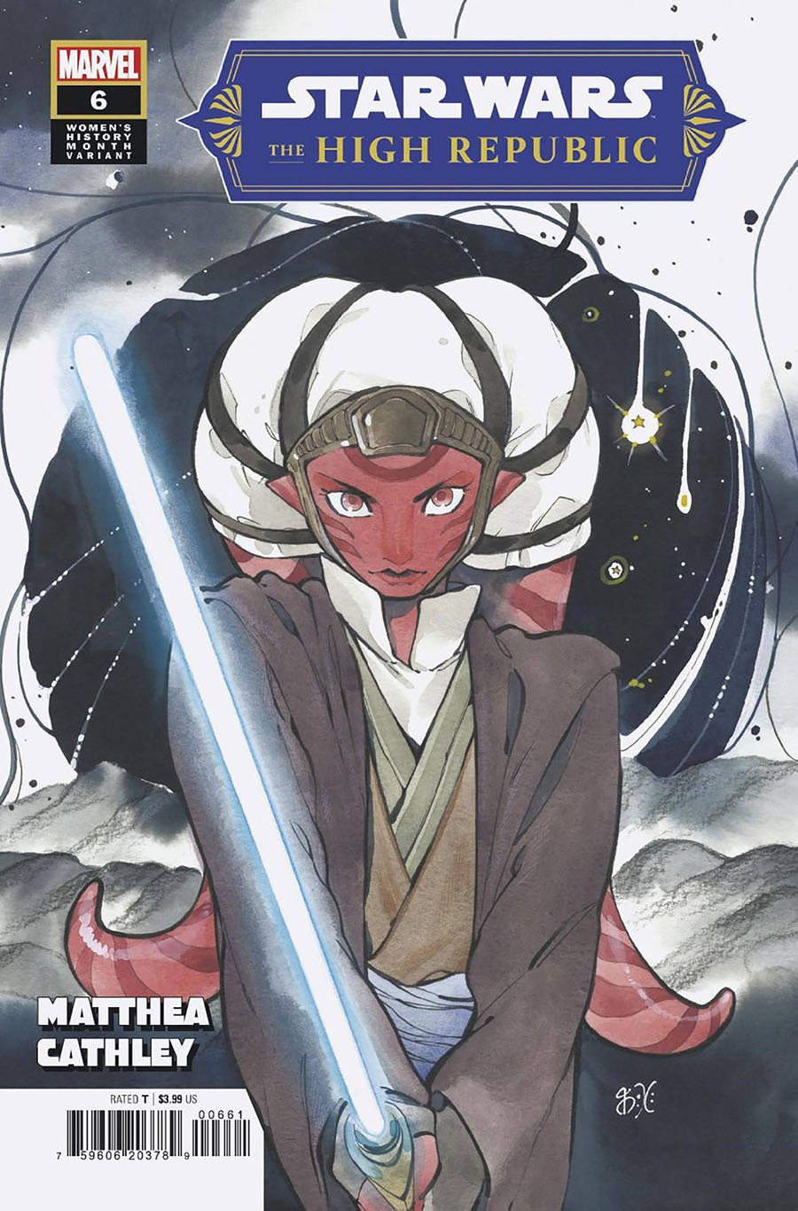 Star Wars The High Republic Vol 2 #6 Cover B Variant Peach Momoko Womens History Month Cover