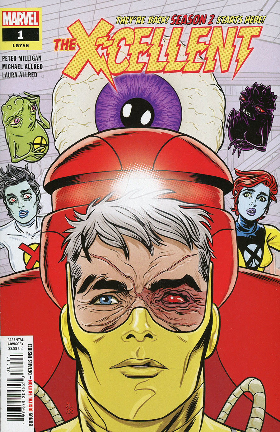 X-Cellent Vol 2 #1 Cover A Regular Michael Allred Cover