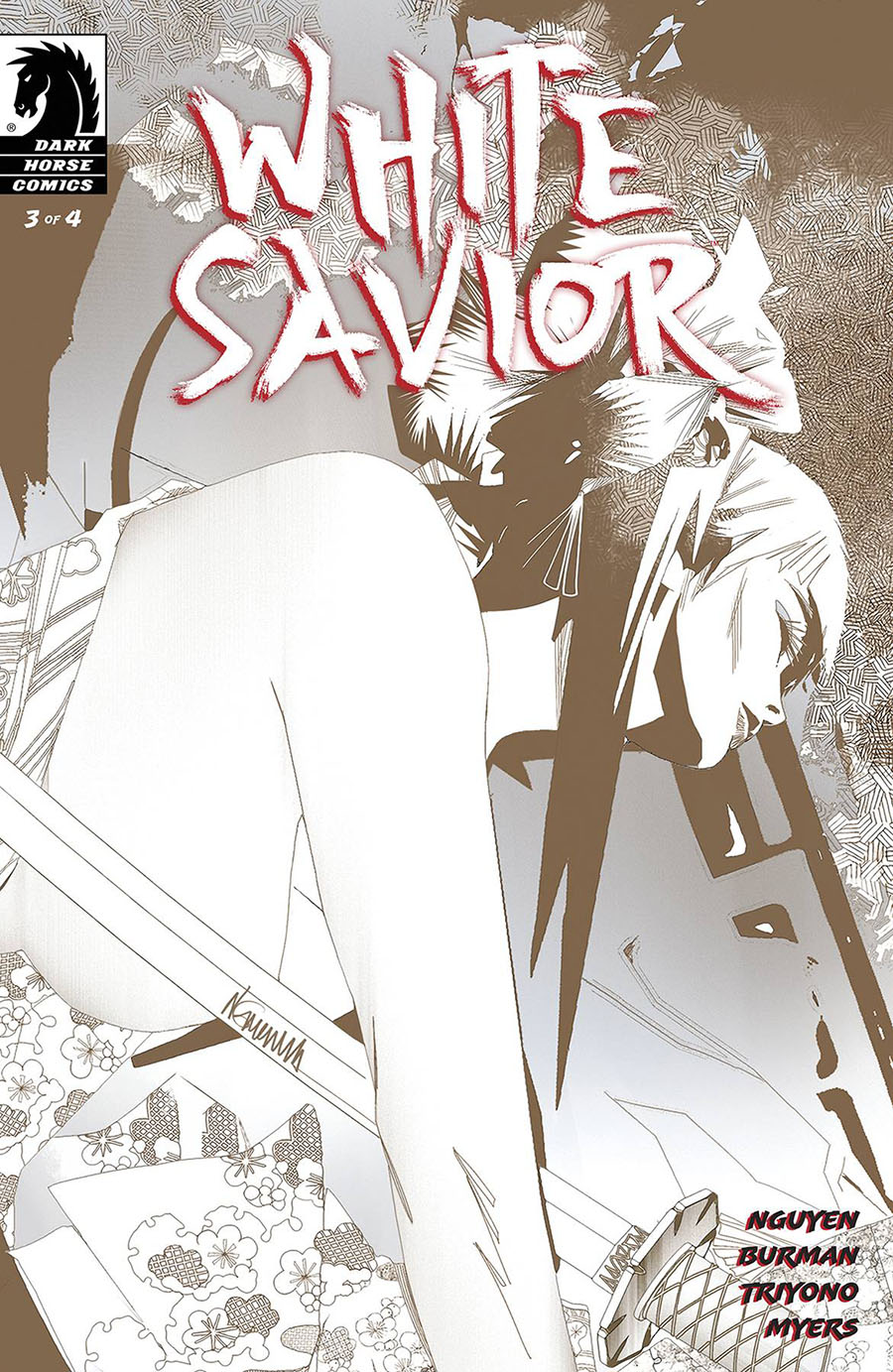White Savior #3 Cover B Variant Eric Nguyen Cover