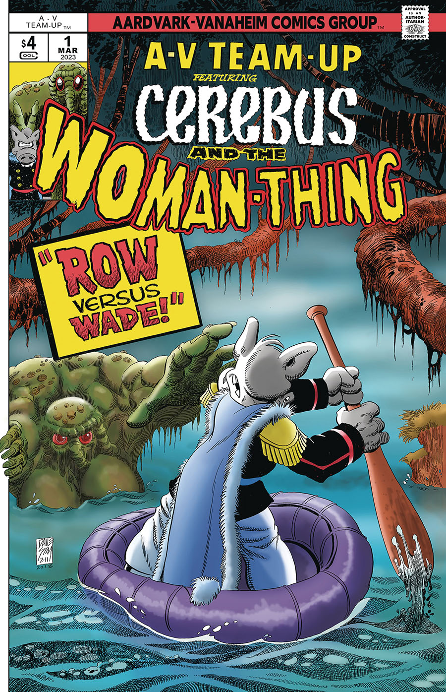 A-V Team-Up Cerebus And The Woman Thing #1 (One Shot) Cover A Regular Edition