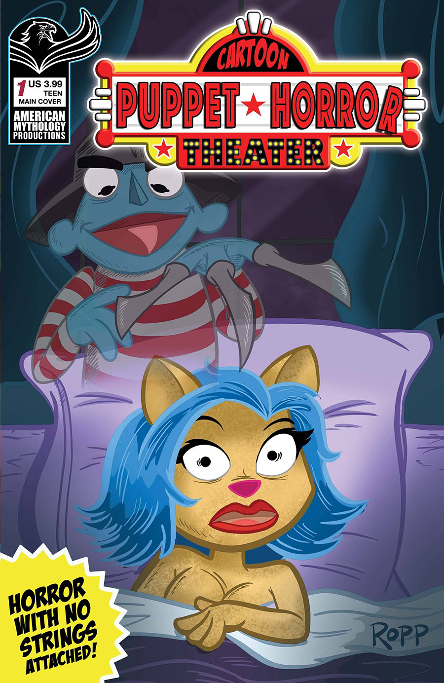 Cartoon Puppet Horror Theater #1 Cover A Regular Adrian Ropp Cover