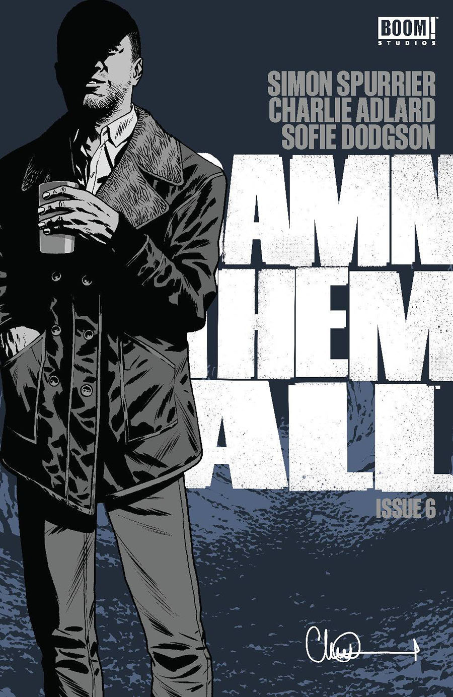 Damn Them All #6 Cover A Regular Charlie Adlard Cover