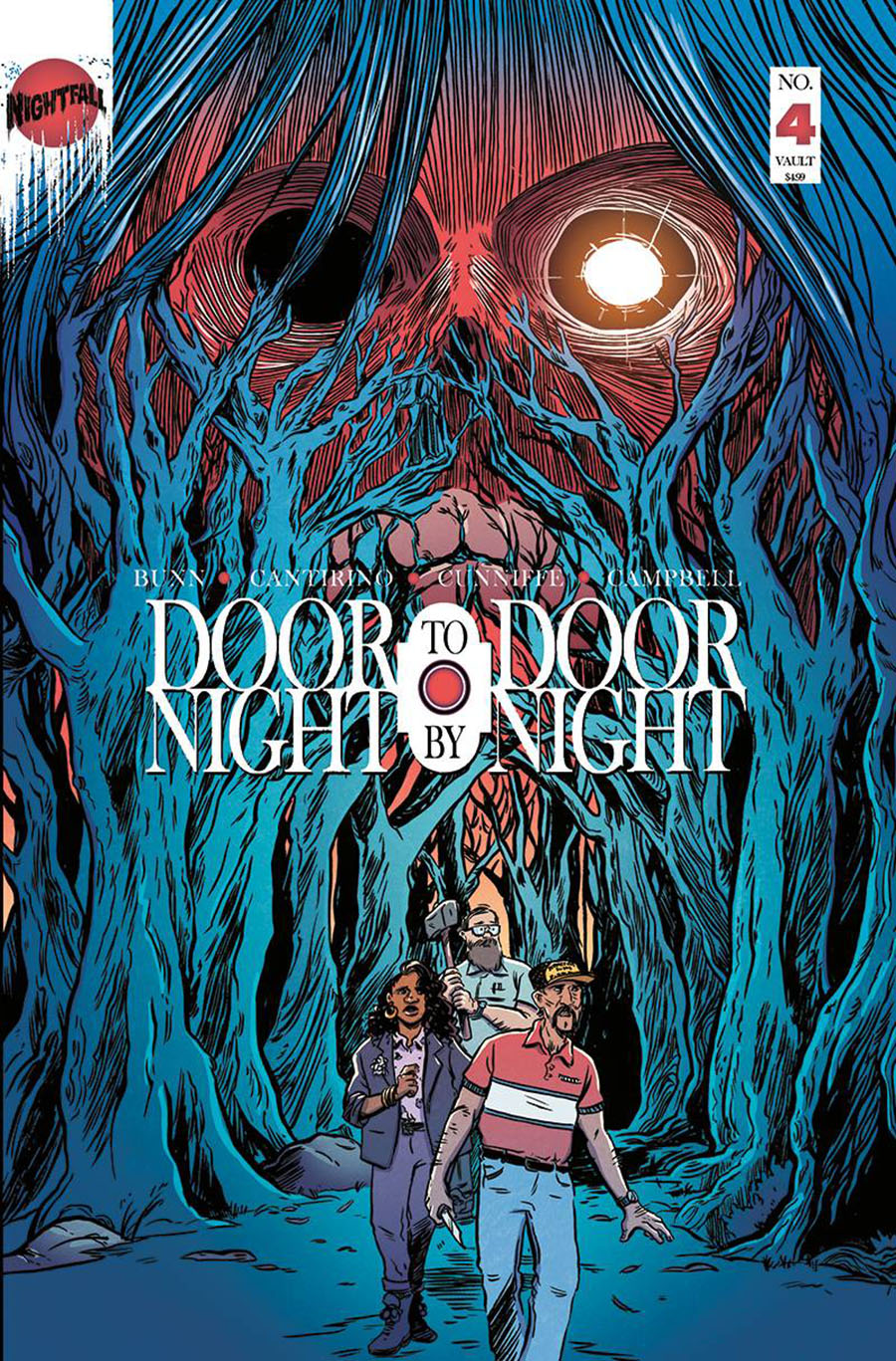 Door To Door Night By Night #4 Cover A Regular Sally Cantirino & Dee Cunniffe Cover