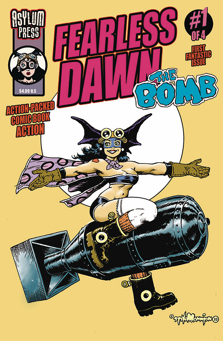 Fearless Dawn The Bomb #1 Cover A Regular Steve Mannion Cover