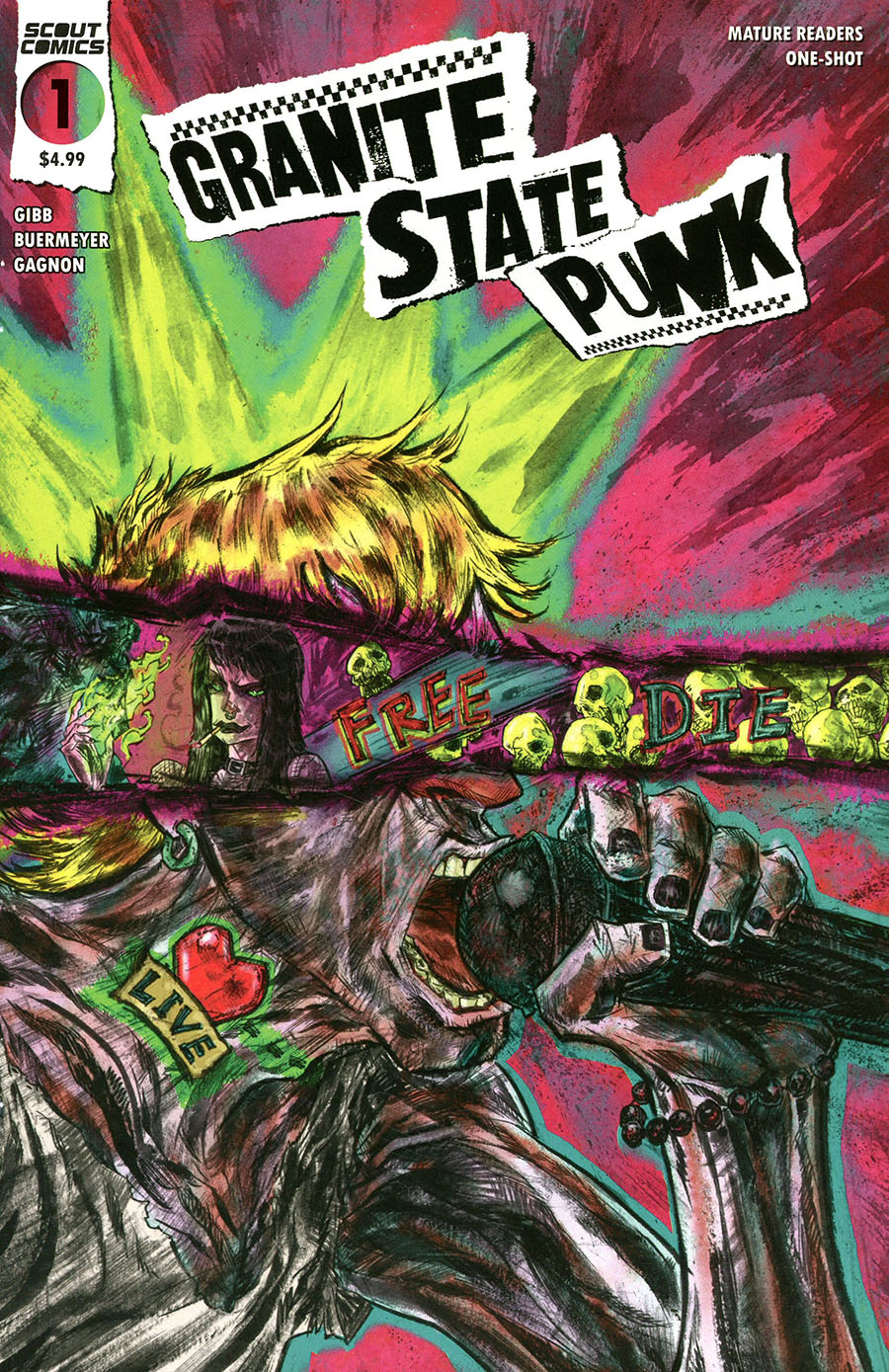 Granite State Punk #1 Cover A Regular Patrick Buermeyer Cover
