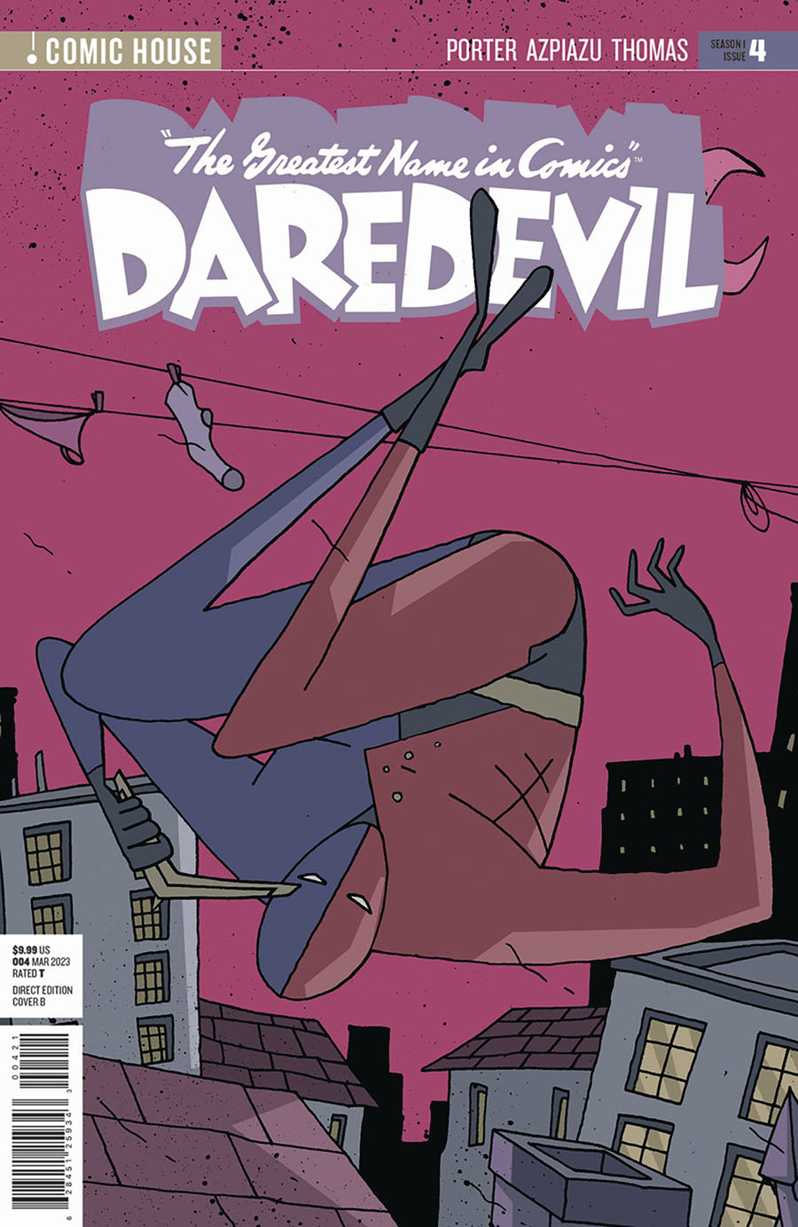Greatest Name In Comics Daredevil Season 1 #4 Cover B Variant Kundo Krunch Cover