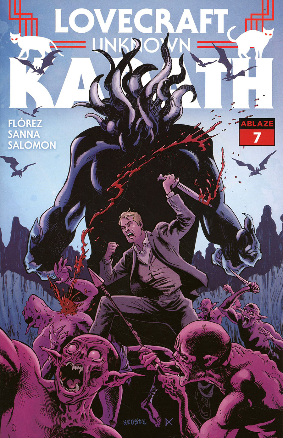 Lovecraft Unknown Kadath #7 Cover B Variant Dave Acosta Cover