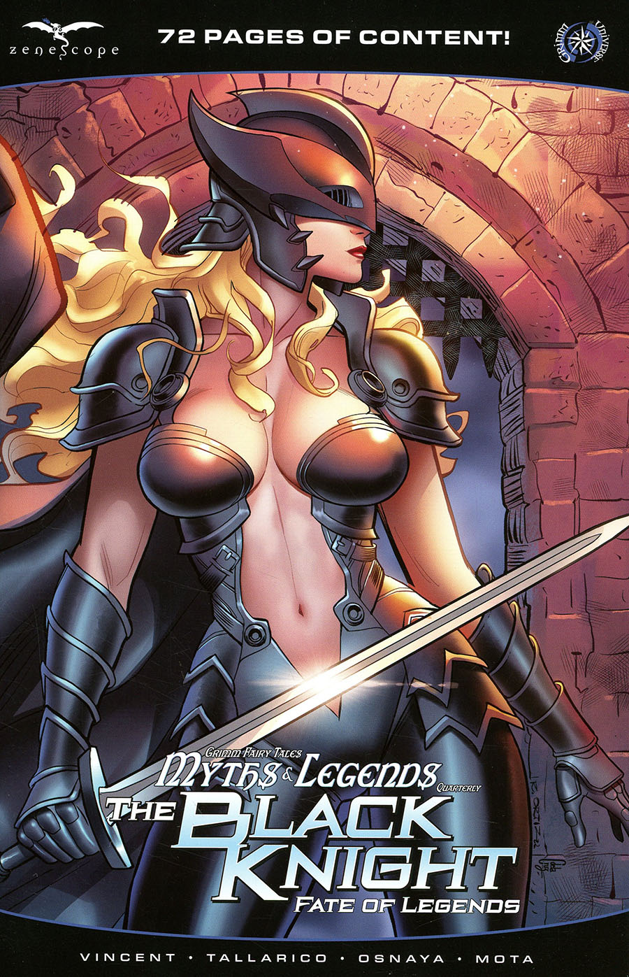 Grimm Fairy Tales Presents Myths & Legends Quarterly #12 Black Knight Fate Of Legends Cover C Richard Ortiz