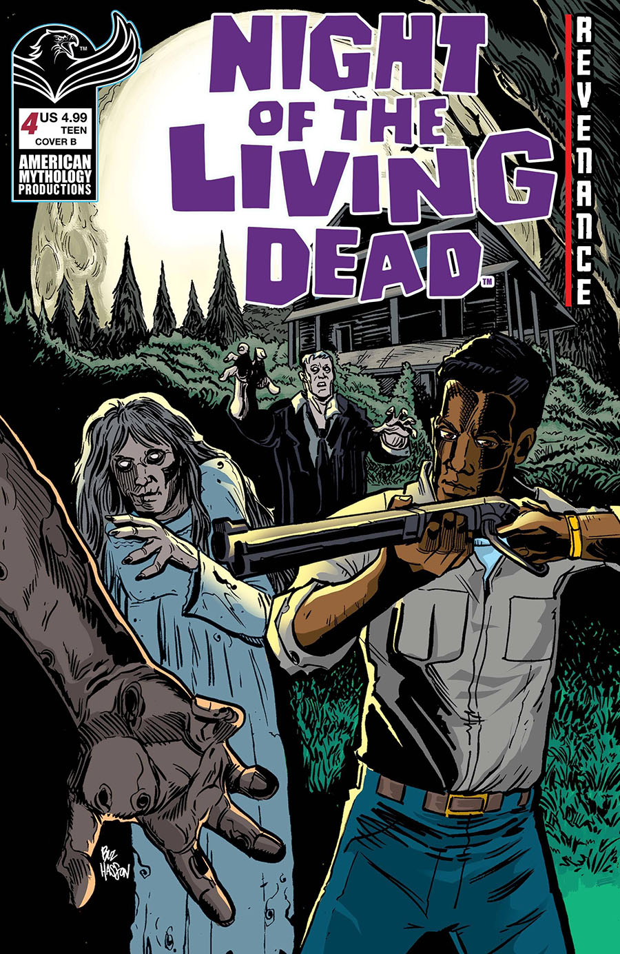 Night Of The Living Dead Revenance #4 Cover B Variant Buz Hasson Cover