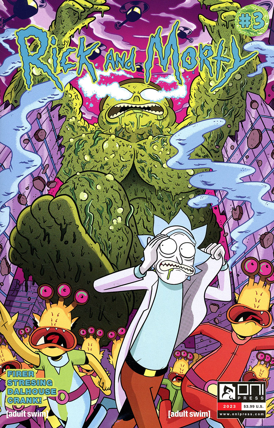 Rick And Morty Vol 2 #3 Cover B Variant Marc Ellerby Cover
