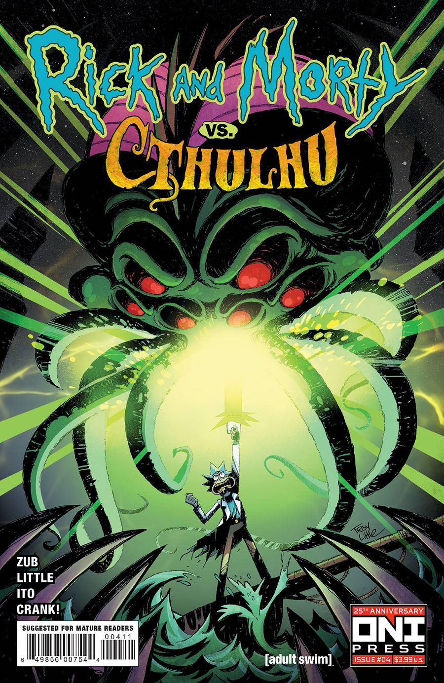 Rick And Morty vs Cthulhu #4 Cover A Regular Troy Little Cover