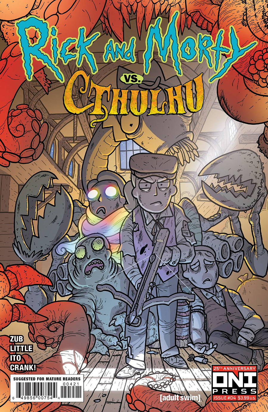 Rick And Morty vs Cthulhu #4 Cover B Variant Zander Cannon Cover