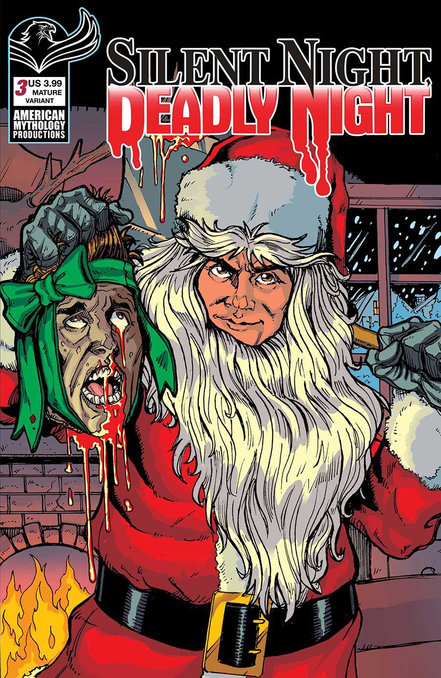 Silent Night Deadly Night #3 Cover B Variant Puis Calzada Cover
