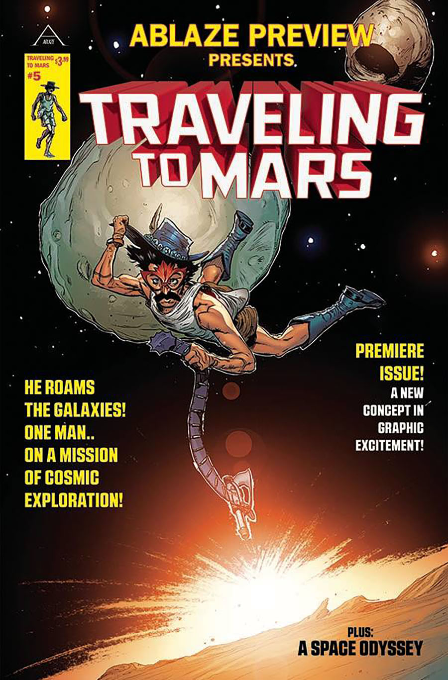 Traveling To Mars #5 Cover D Variant Brent McKee Marvel Preview 4 Parody Cover