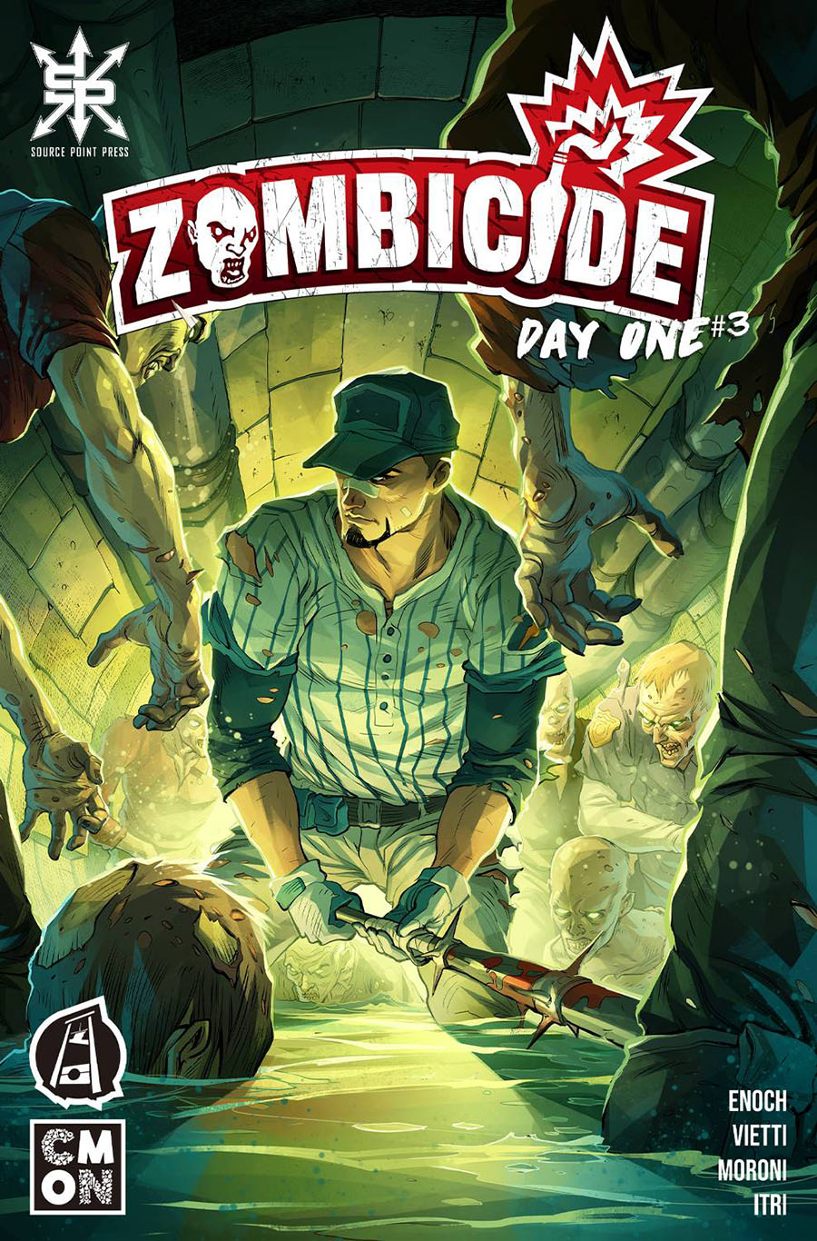 Zombicide Day One #3 Cover B Variant Riccardo Crosa Cover