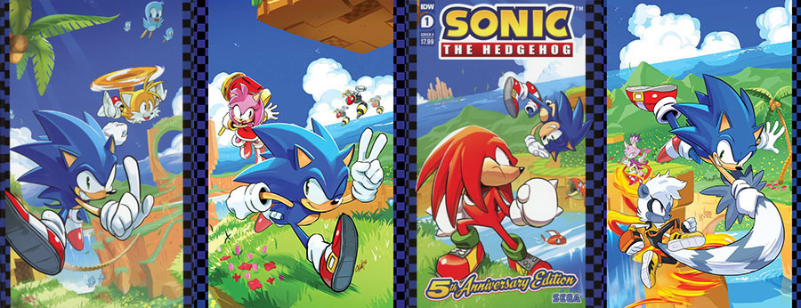 Sonic The Hedgehog Vol 3 5th Anniversary Edition #1 Cover A Regular Tyson Hesse Cover