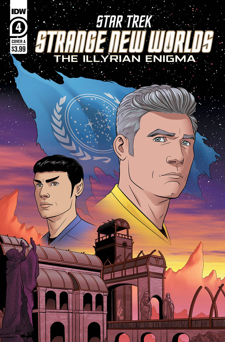Star Trek Strange New Worlds Illyrian Enigma #4 Cover A Regular Megan Levens Cover