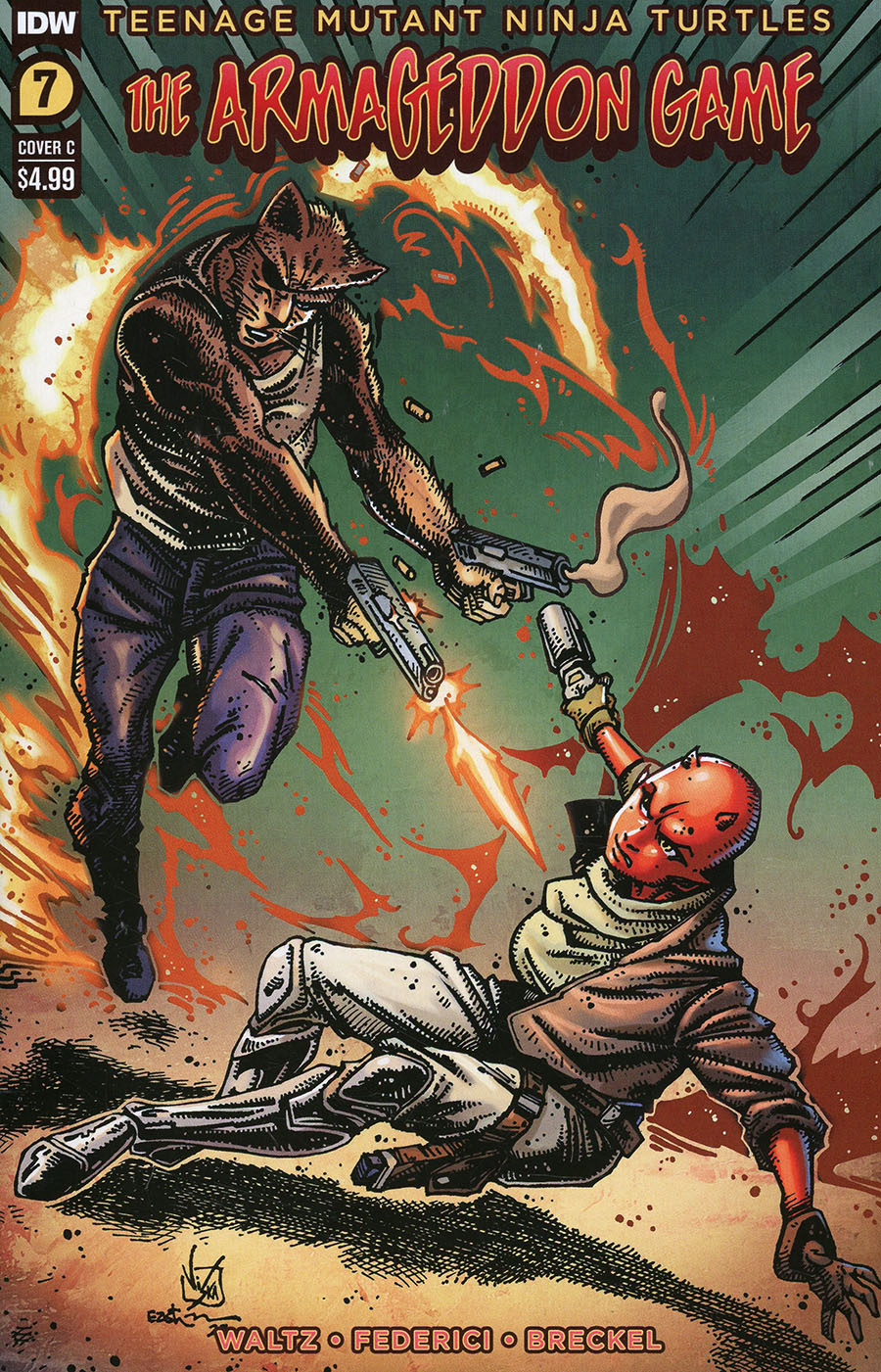 Teenage Mutant Ninja Turtles Armageddon Game #7 Cover C Variant Kevin Eastman Cover