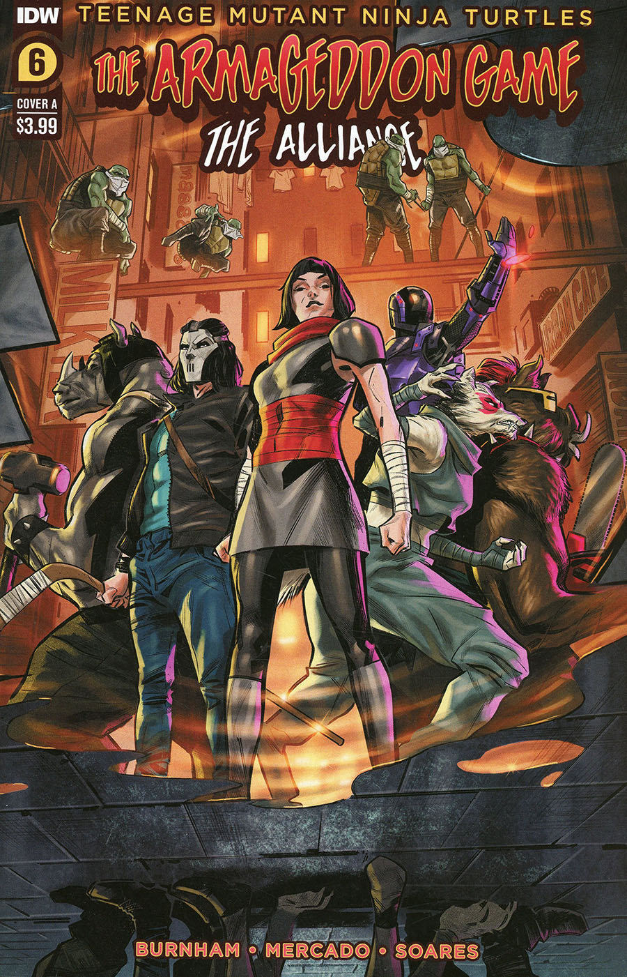 Teenage Mutant Ninja Turtles Armageddon Game The Alliance #6 Cover A Regular Roi Mercado Cover