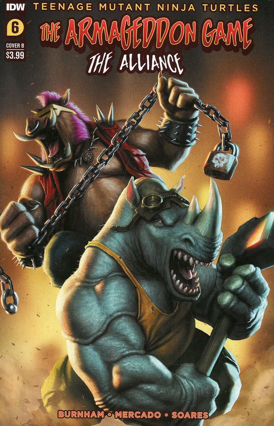 Teenage Mutant Ninja Turtles Armageddon Game The Alliance #6 Cover B Variant William Soares Cover