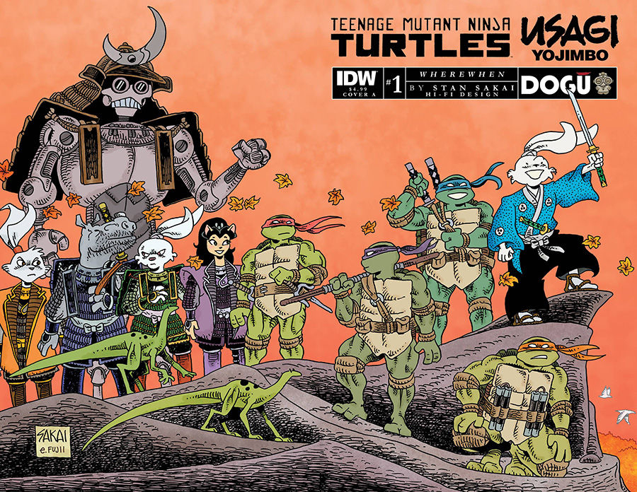 Teenage Mutant Ninja Turtles Usagi Yojimbo WhereWhen #1 Cover A Regular Stan Sakai Cover