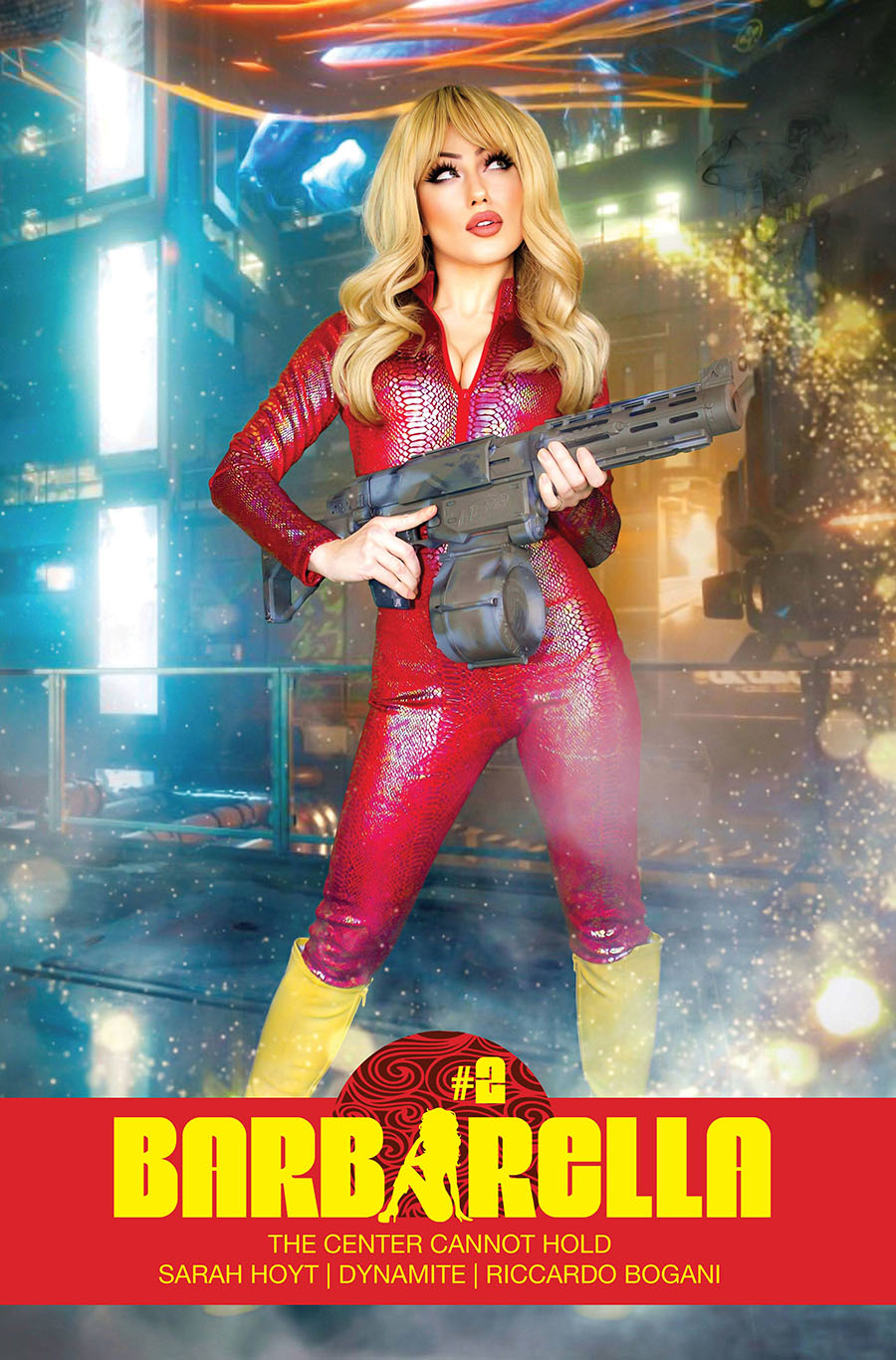 Barbarella Center Cannot Hold #2 Cover E Variant Rachel Hollon Cosplay Photo Cover