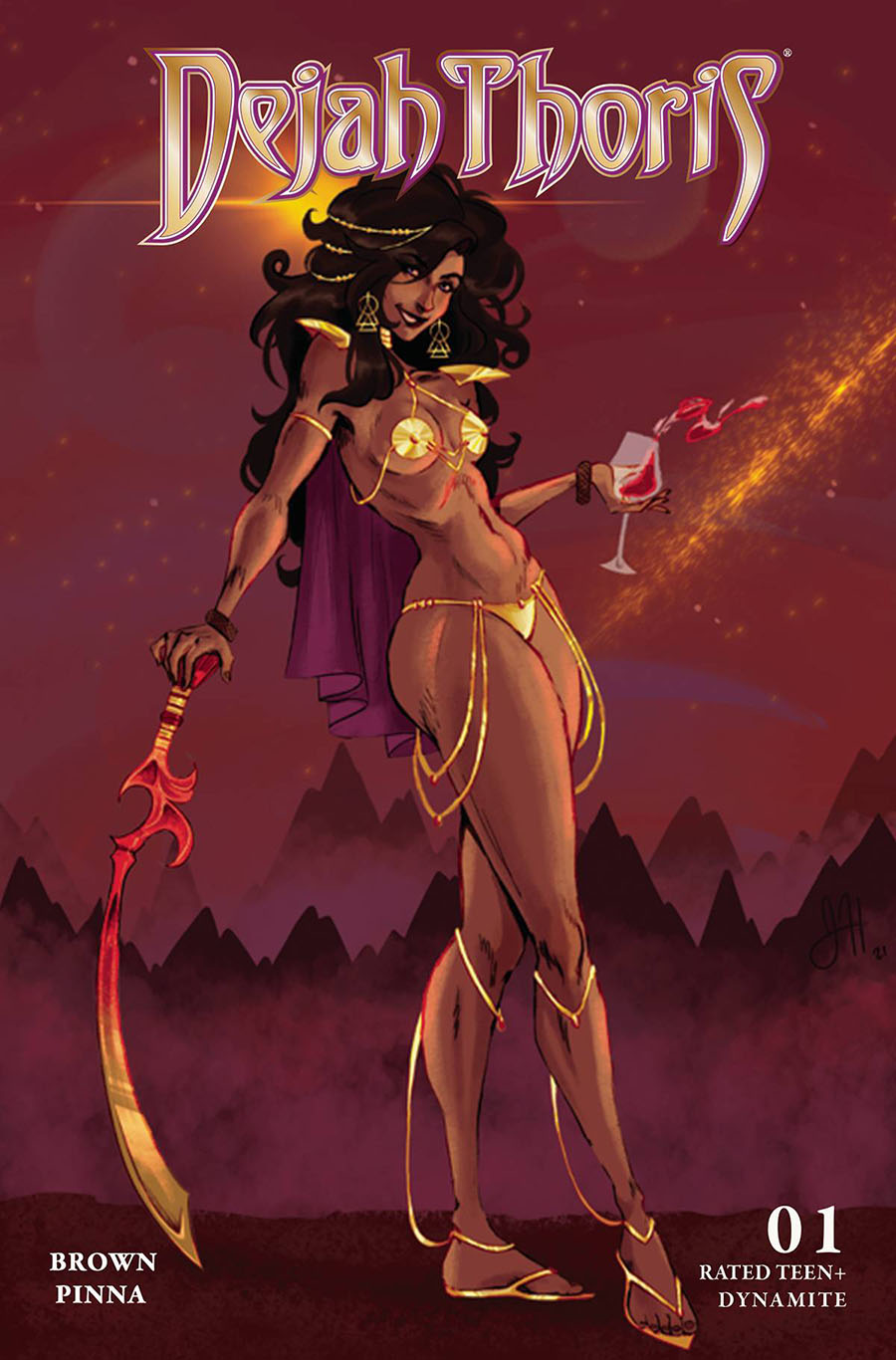 Dejah Thoris Vol 4 #1 Cover G Variant Jade Hope Cover