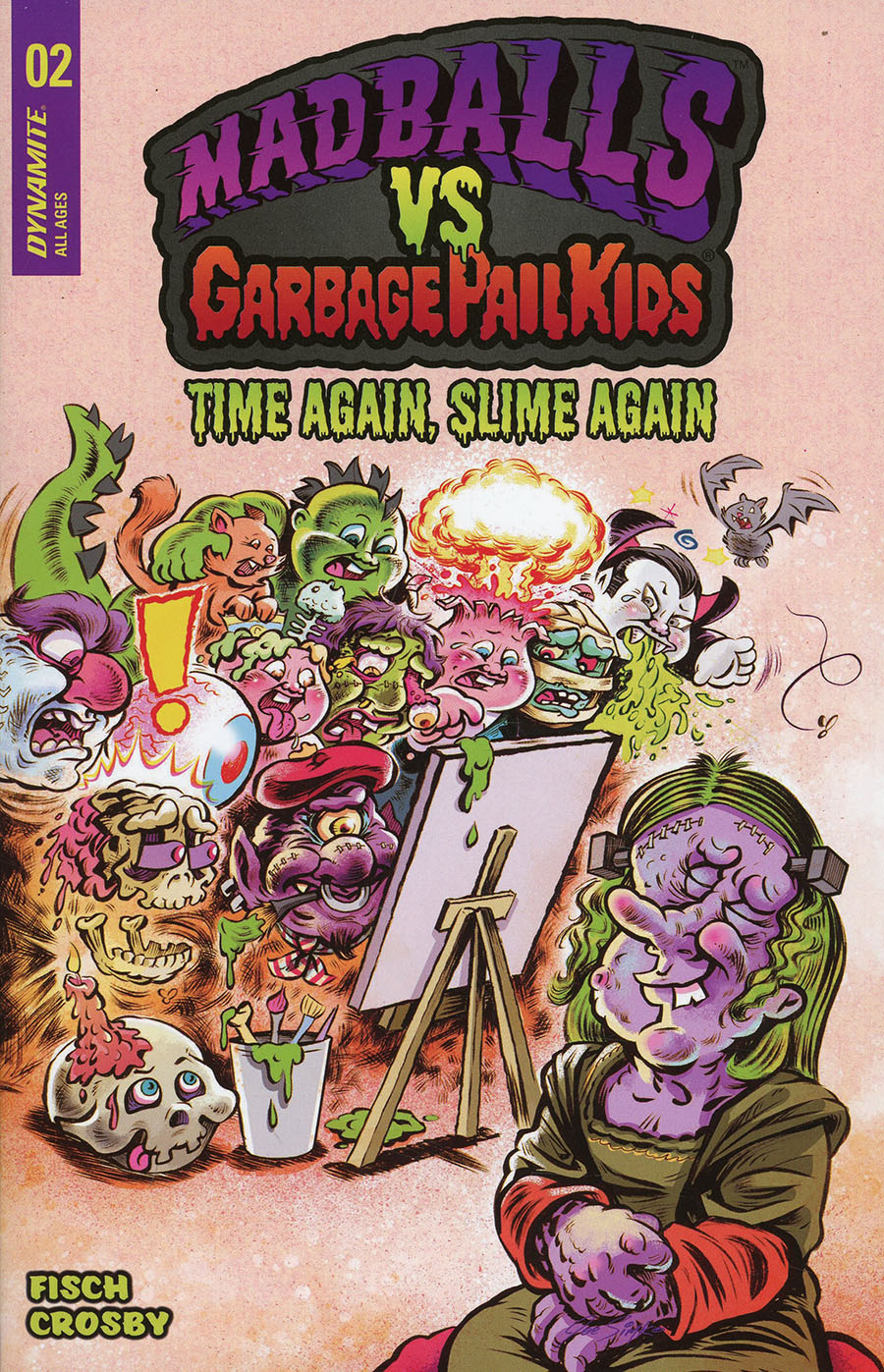 Madballs vs Garbage Pail Kids Time Again Slime Again #2 Cover B Variant Jason Crosby Cover