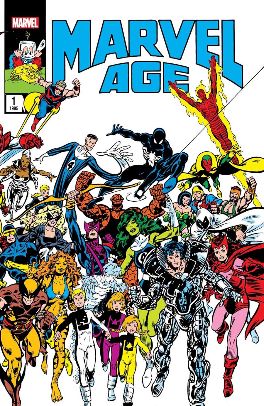 Marvel Age Omnibus Vol 1 HC Book Market Kerry Gammill Cover