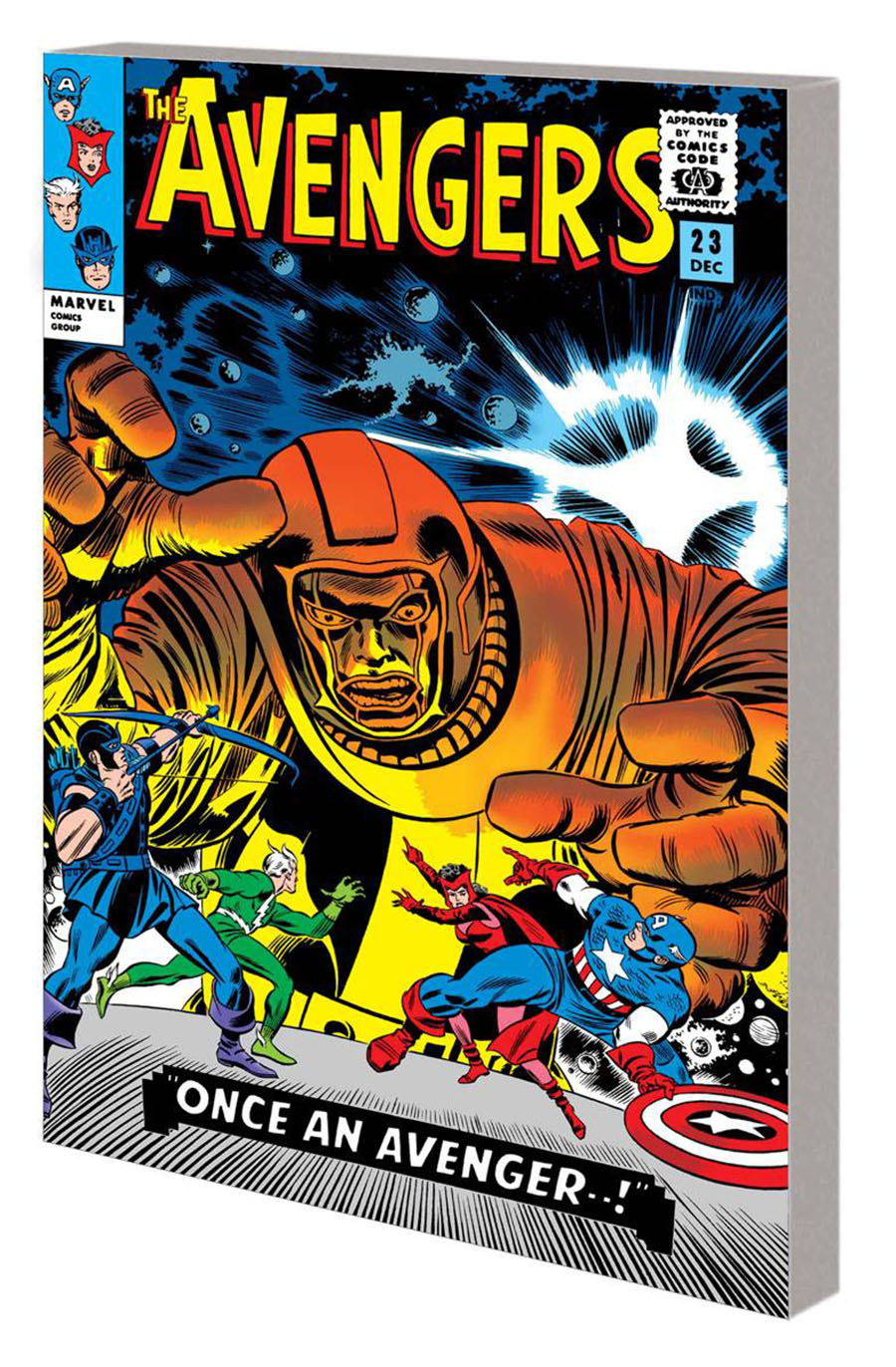 Mighty Marvel Masterworks Avengers Vol 3 Among Us Walks A Goliath GN Direct Market Jack Kirby Variant Cover