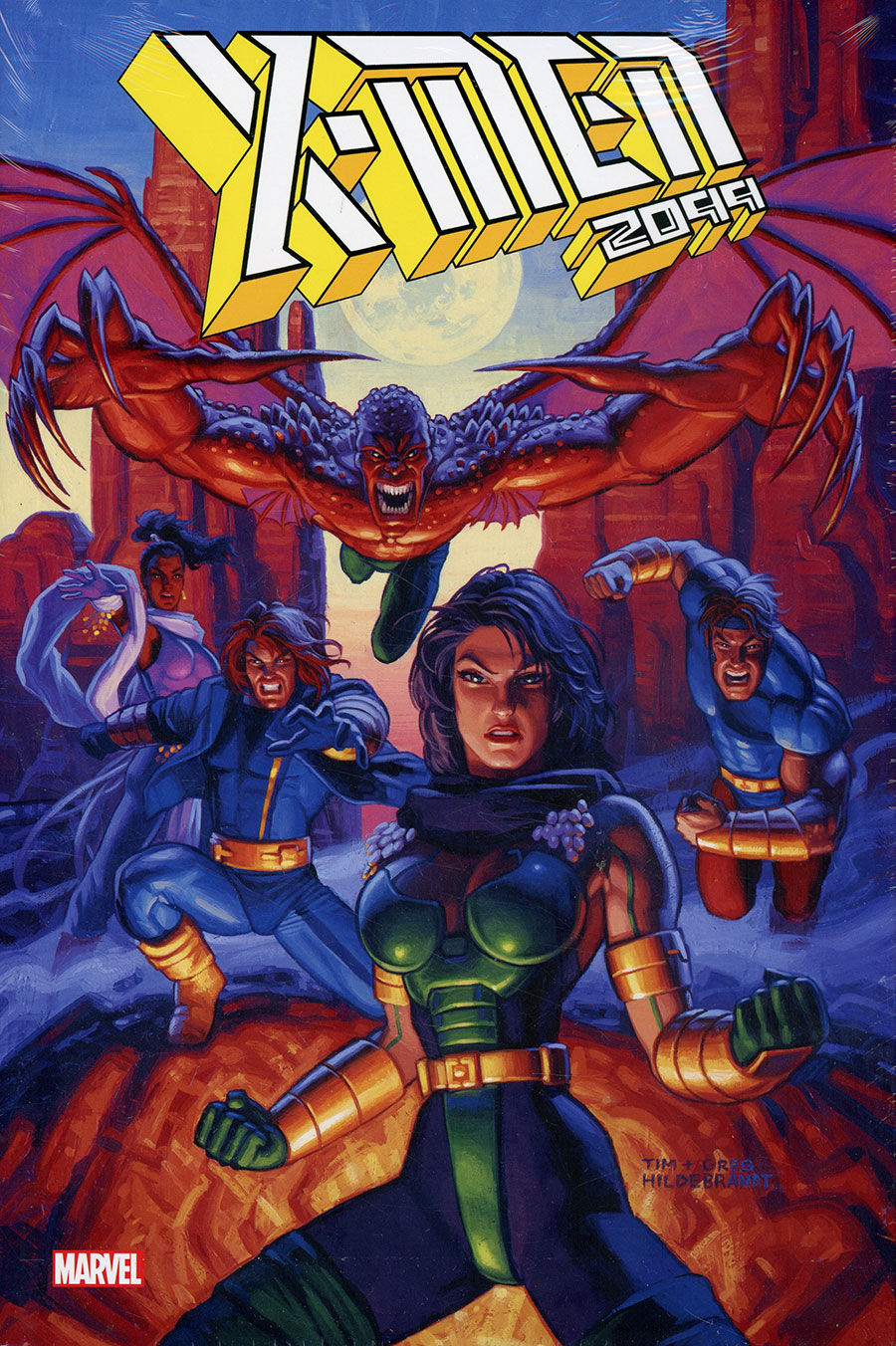 X-Men 2099 Omnibus HC Direct Market Greg Hildebrandt & Tim Hildebrandt Variant Cover