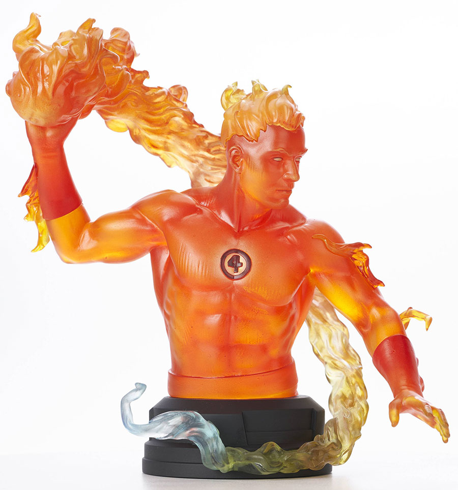 Marvel Comic Human Torch 1/6 Scale Mini Bust