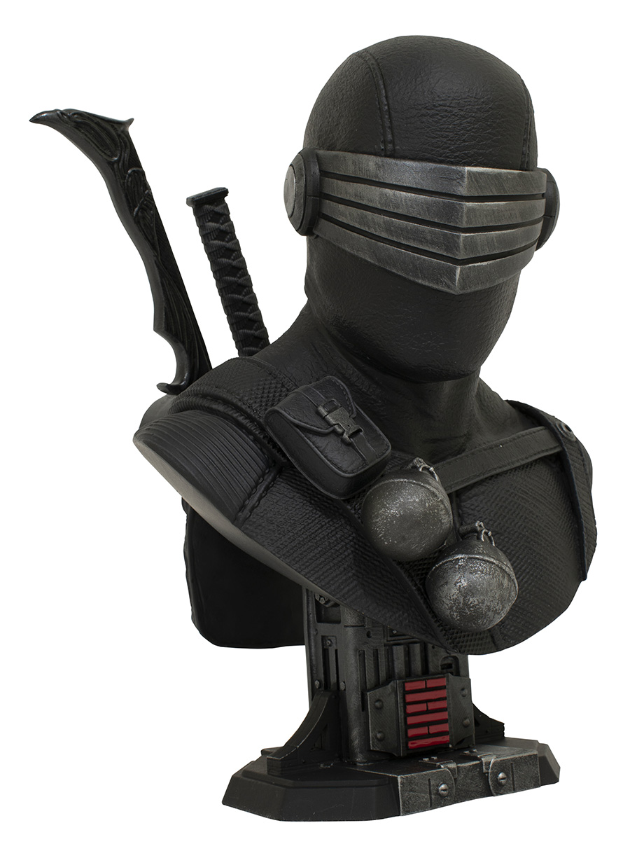 GI Joe Legends In 3D Snake Eyes 1/2 Scale Bust