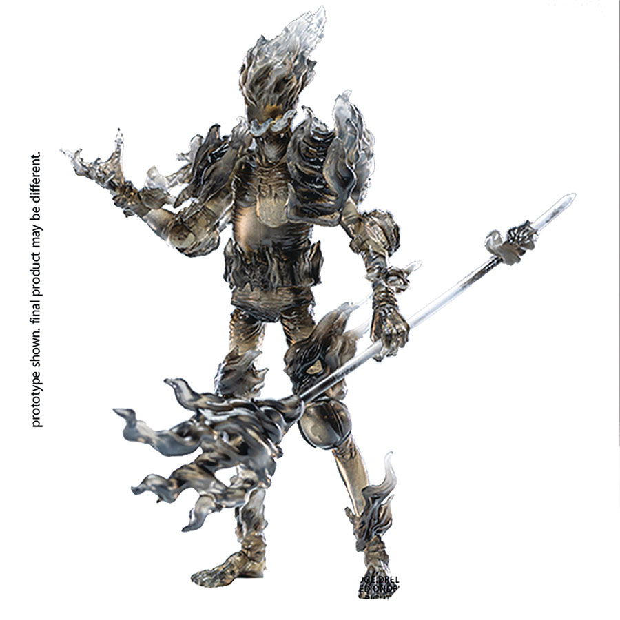 Judge Dredd Judge Fire Black & White Previews Exclusive 1/18 Scale Exquisite Mini Action Figure