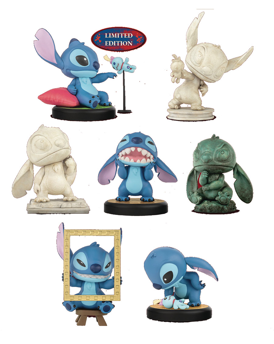 Lilo & Stitch MEA-045 Stitch Art Gallery Series Mini Figure 6-Piece Set