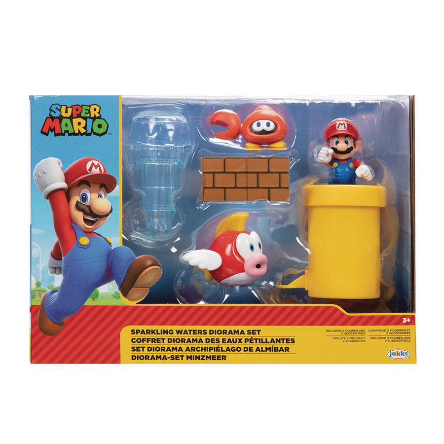 Nintendo 2.5-Inch Sparkling Waters Diorama Set Case